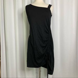 NWT Prairie Underground black asymmetrical tank dress tunic size Large